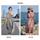 
Ehangy light luxury brand dress for women 2025 summer new casual high-end feel fashionable age-reducing waist-hugging slimming skirt Red square M