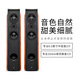 HiVi D3.2F + Denon X580 amplifier audio home theater package 2.0 channel living room high-fidelity floor-standing speaker wooden HiFi