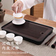 Home Easy Bamboo Small Tea Table Tea Tray Kung Fu Tea Set Tea Ceremony Accessories Small Tray Simple Water Storage Drainage Tea Tray Large