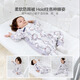 DOMIAMIA baby sleeping bag thin cotton gauze split-leg sleeping bag baby sleeping bag children's anti-kick quilt long-sleeved one-piece pajamas M