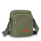 Shoulder bag men's crossbody bag backpack casual canvas bag Korean style fashion casual vertical commuter postman bag men's bag khaki ZQ2557