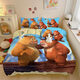 Disney (Disney) All-Cotton Cartoon Bear Haunted dreiteils Set Studenten