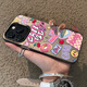 觉予甜甜圈英文苹果16手机壳14plus新款13miniiPhone15可爱11promax女12小众xr7网红8硅胶 【红色】甜甜圈英文3893 iPhone 14 Pro Max