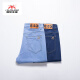 
Inter Milan luxury brand high-end Tennis jeans men's summer thin loose straight Celier elastic men's trousers 9767B light blue 28