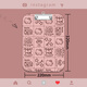 Zhio mignon kt chat pylywood pad a4 clip dossier acrylique sticky note test papier a5a6 apprentissage papeterie de dessin clip padboard carton croquis de croquis carton multifonction k13893-candy kt cat-a4 clip clip clip clip