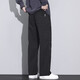 File Taiping Official Website Fang Ship Store Flag Official Website 2025 Spring and Summer New Men's Casual Trousers Working Pants Straight Loose Wide Legs Z9856 Light Gray Fn One Size XL