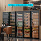 BAIKAILUN variable frequency wine cabinet with hidden handles, ice bar, first-class energy efficiency, professional-grade Pu'er tea cigar cabinet, office villa refrigerator, dual-temperature beverage cabinet, fruit beverage refrigerated cabinet, 1.6 meters | single temperature | Maotai style | 268L