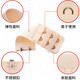 Underwear extension button elastic elastic bra adjustment lengthen underwear back button bra extension button three rows three button 8Pcs pearl bag