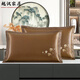 MPPMCK [High-end Light Luxury] 2025 new pillow case for home use one-pair summer ice silk cool cool mat pillow core cover single ice 679-7 purple forest pillow case (one-pair) 48cmX74cm