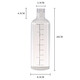 Baijie wine bottle empty bottle high borosilicate glass wine container special bottle homemade liquor bottle empty wine bottle high-end wine jug wine jar