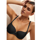 Selmark Special Offer European Imported Thin Cup Bra Set Top Smooth Comfortable Bra Hip Covering Underwear 10517 02 Black 75B