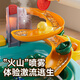 Dimanqi 2025 new children's dishwasher toy faucet circulation water hot-selling cooking and playing kitchen girl [upgraded electric version + table legs] blue