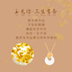 Central Chuang Fashion Chinese Gold and Silver Necklace Women's Safe Buckle Jade Pendant Girls Birthday Gift for Girlfriend and Wife S925