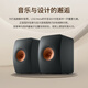 KEF LS50 Meta Koaxial HiFi Passive Buchhandlungslautsprecher Home Aviation Level Hi-Fi-Audio- und Video Wohnzimmer Audio- und Video-TV 2.0-Kanal-Bücherregal-Box-Verstärker Titanium Gray