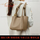 Reessy International Light Luxury Brand Bag Women's Bag 2025 New Handbag Women's Shoulder Bag Crossbody Bag Bucket Bag Milkshake White (Gift Box)