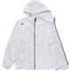Descente Color Color Hooded Zipper à manches longues pour hommes et femmes, blanc 100