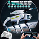 Bordes Children's's Ai Remote Control Robot Toys Boys Intelligent Black Technology Dialogue Small Electric Toys Birthday Gift 8006 Bullet Machine Dog Three Electric Gift Edition [90 minutes]