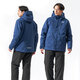 DAIWA 24 Autumn and Winter DW-3524 Winter Rainproof Set Outdoor Leisure Fishing Raincoat Fishing Suit Black Top_Black Trousers 2XL