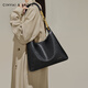CinvaiKrose official website small c/k large capacity bag women's 2025 new one-shoulder tote bag commuting retro armpit bucket bag black black [Mother's Day gift practical + mother +