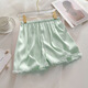 Victoria's style ice silk pajamas for women in summer short-sleeved princess style sexy lace home clothing set 2025 new summer cute 9214 short-sleeved 2XL 130-145Jin [Jin equals 0.5 kg]