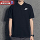 Nike (Nike) Polo Frush Men's New Summer Office More More Sport Sports Casual одежда в воздухопроницаемой одежде, полученной на полботчике с короткими рукавами FN3895-010/черный новый стиль/нормальный размер S 165/84A