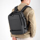 Neue Business -Rucksack -Computertasche Laptop Rucksack Männer Multifunktional Reisetasche Student Rucksack Rucksack Männer graue Einzelgröße