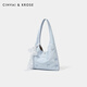 Cinvaikrose Site Web Sac à bandoulière Bag féminin 2025 Nouveau sac fourre-tout à grande capacité Commu au sac de commerce Canvas Bag Gift CK Sac pour femmes - Bleu [Envoyer sa petite amie et femme à cœur]