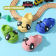 Kinderschuhe Sommer Neue Lochschuhe Cartoon Welpen Zehen Pantoffeln für Männer und Frauen Baby Innen- und Außen-Nicht-Rutsch-Hausschuhe Grün 14 23/24 [Inner Länge CM]