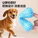 ZanChong Macaron Dog Toy 4-piece Set Teething Resistance and Bite Resistance Universal Dog Training Interactive Self-Enjoyment and Boredom Relief TPR Rubber Ball
