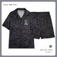 Otter Hui Pajamas Men Summer Summer 2025 NUEVO Estilo Nóvano Shorts Shorts Sweat Traje de dibujos animados Pajamas para hombres XL [120-140Jin [Jin iguala 0.5 kg] Inner [forro de fondo blanco]