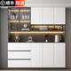 Sideboard cabinet wall integrated display cabinet modern simple storage cabinet household wine cabinet tea cabinet storage storage cabinet style 15280*40*220 SF Express installation
