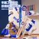Fanhua Children 3 to 6 years old toys girls early education 5 repair baby tool box screw screw disassembly assembly decoration repair boy 8 [Blue] Hippo Tools Table 60PC
