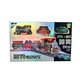 Children's toys Classical electric train track toys with spray lights and music Christmas gift organization Retro track train 699-26 [gift box