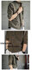 [Chinese Style Trend] Spring and Summer Men's Lines Shirt Loose Cotton and Line Casual Jacket Three-quarter Sleeve White L