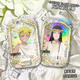 Mutong Bear Naruto Peripheral Badge Shinya Ancient Greek Linkage Haruno Sakura Sasuke Hinata Naruto Anime Double Flash Hinata S3892 Plain Laser-44x70mm Badge