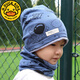 G.Duckkids Juego de bufanda de sombrero infantil Set primavera, otoño e invierno mediano y grande Bolso para niños sombrero de cabello para pilotes de algodón puro y niña traje de color rosa puro recomendado de 3 años a 12 años (elasticidad grande) x talla individual