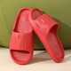 2025 Nuevas zapatillas anti-otorgantes anti-Slip para mujeres en verano Wear Wear Parejas en el verano, rojo para hombres 36-37 adecuado para 35-36 pies