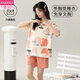 Modal Summer Damen Kurzärärmelte Pyjamas Set reines Baumwoll mit Brustpolster integrierter Hauskleidung zum Abnutzung dünner Stil großer Sommer GXT1047 M (Empfohlen 75-95 Jin [Jin ist gleich 0,5 kg])