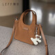 Sac à main de grande capacité Leif Sac en toile mignon commu au sac crossbody polyvalent Cinnamon Brown