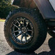 Fuel adapts to Wrangler Grand Cherokee Gladiator 17 18-inch negative value anti-loop off-road vehicle modified wheels [standard model] D694/D695/D696/D716