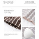 Nightgown with chest pad for women spring and autumn long sleeves 2025 new striped loose dress summer long home clothing A13077 M