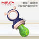 Fruit and vegetable trainer, baby food bite bag, fruit and vegetable bite bag, fruit and vegetable bite bag, baby teether, fruit food supplement, silicone teething stick M 1 pack, fruit and vegetable bite bag-macaron green