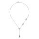 Gold Supreme (3DG Jewelery) platinum necklace PT950 modern gourd necklace for women, gift for girlfriend, priced by gram, 40cm-6.81g (including labor cost 531 yuan)