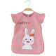 Babero para comer bebés, impermeable y sucio, camisa de bebé delgada, linda piel de conejo en polvo, talla 110 (recomendado para 3-5 años)