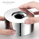 Moderne Lifel Lifel moderne moderne créatif personnalisé en cendrier tendance en acier inoxydable en acier inoxydable fermé cendres volantes anti-vol Gift masculin en acier inoxydable personnalisé style glossy (grand)