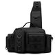
Multifunctional Luer chest bag large waist bag tactical crossbody fishing fishing bag pole bag outdoor backpack black CP color