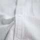 [Chinese Style Trend] Spring and Summer Men's Lines Shirt Loose Cotton and Line Casual Jacket Three-quarter Sleeve White L