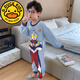 G.DUCKKIDS children's one-piece pajamas boys autumn winter summer long-sleeved boys cartoon Ultraman baby boy one-piece anti-kick sleeping bag large Ultraman long-sleeved size 10 recommended height 105-115cm 4-5 years old
