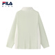 FILA children's clothing tops 2025 winter new style girls' sun protection sports long-sleeved POLO shirts Life Green-LG 140