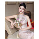 
Lexi Beilu New Chinese Light Luxury Cheongsam Toast Clothes High-end Customized Small Bride Morning Robe Style 687 M 687
